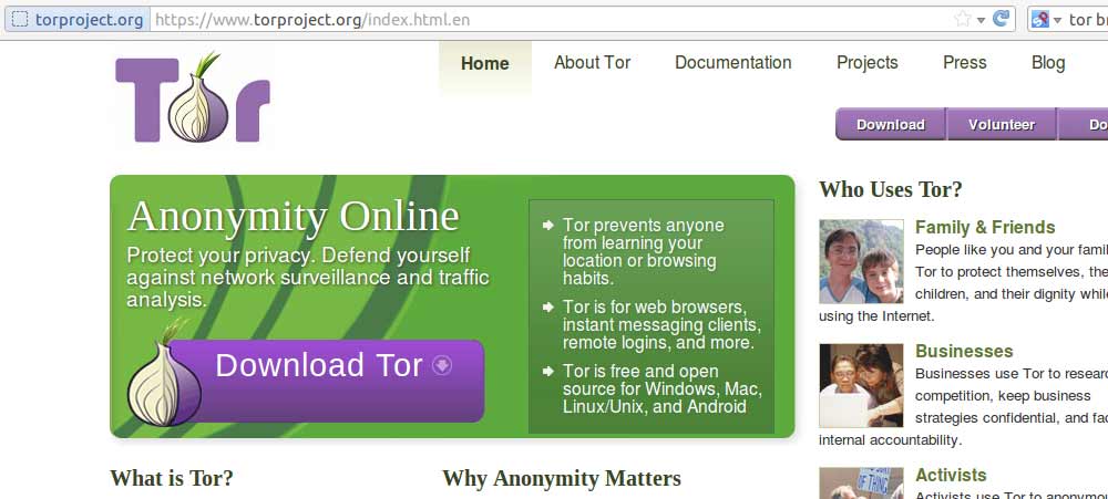 Surfa helt anonymt med TOR webbläsare med en VPN